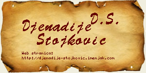 Đenadije Stojković vizit kartica